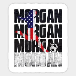 Morgan Soccer Womens Celebration USA Sticker